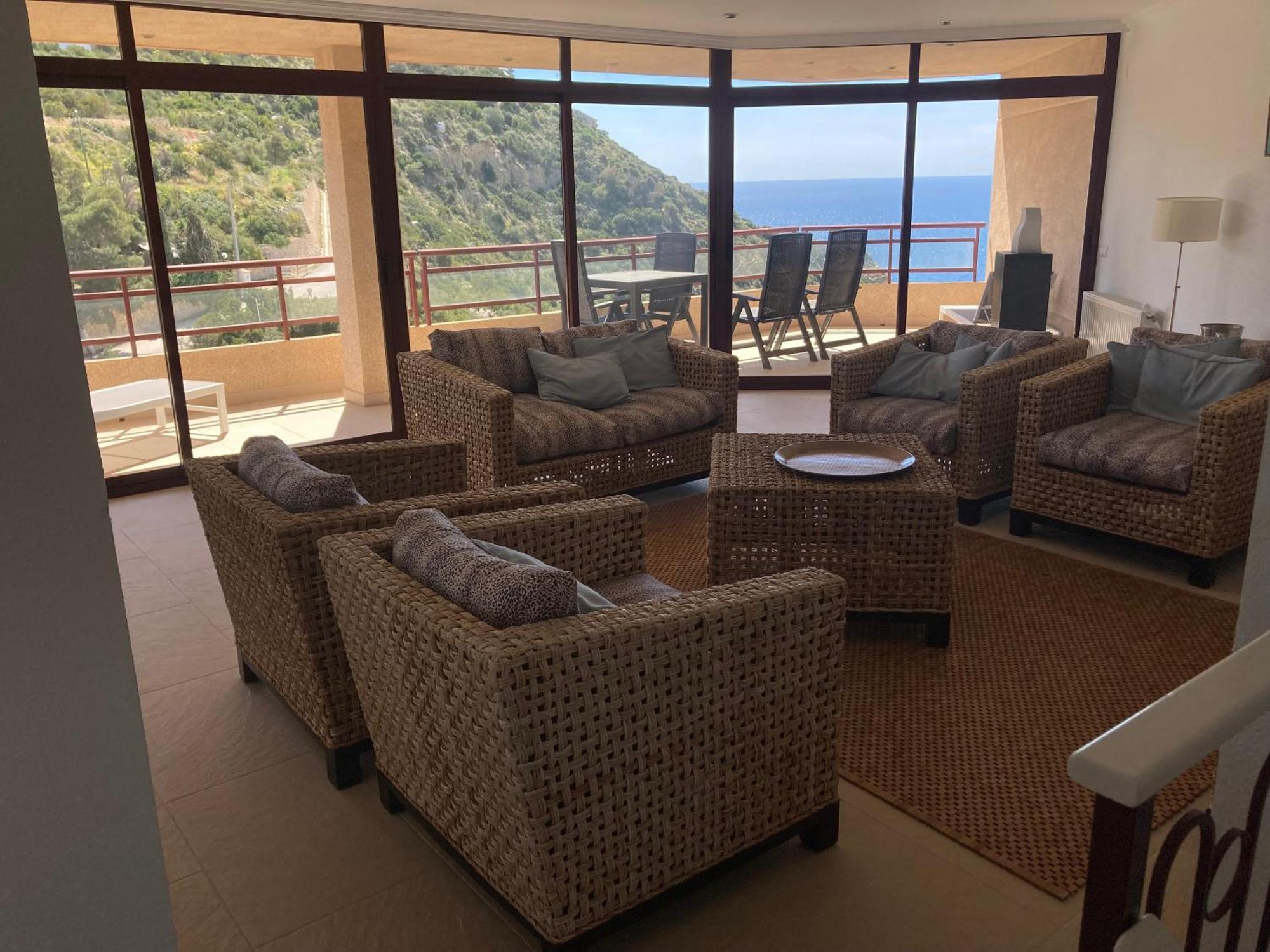 Appartement Atico Duplex Penthouse Rosa Marina Club Nautico Calpe Penon Sea View Extérieur photo